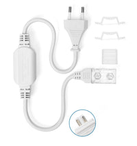 Comnox Lichtslang startset connector - Eenvoudige 230V aansluiting - 30cm stekker