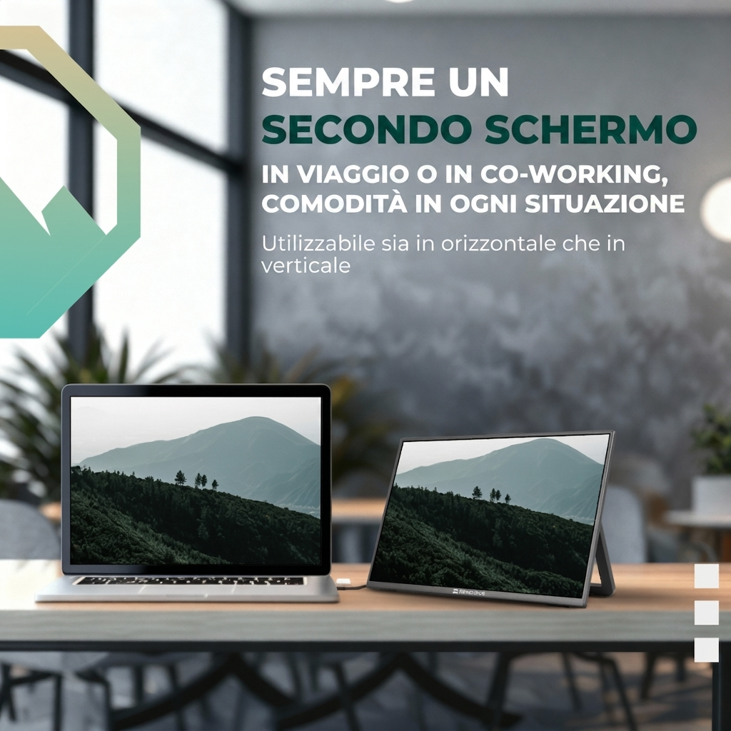 Remodius 13-inch draagbare monitor – 2K IPS