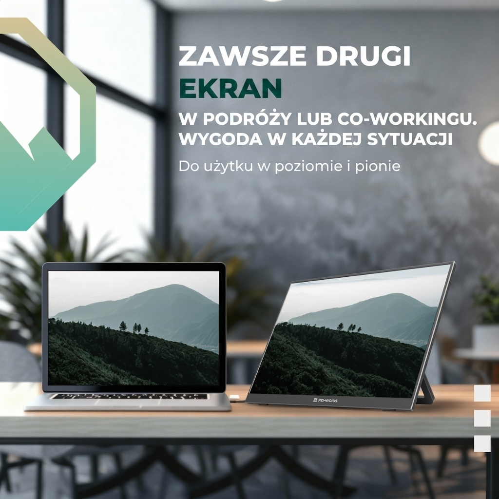 Remodius 16-inch draagbare monitor – 2.5K IPS