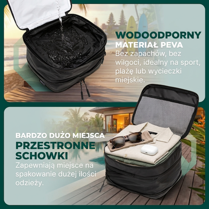 Comnox - Packing Cubes Set van 8 - Georganiseerd reizen met compressie - Zwart Nylon & Mesh