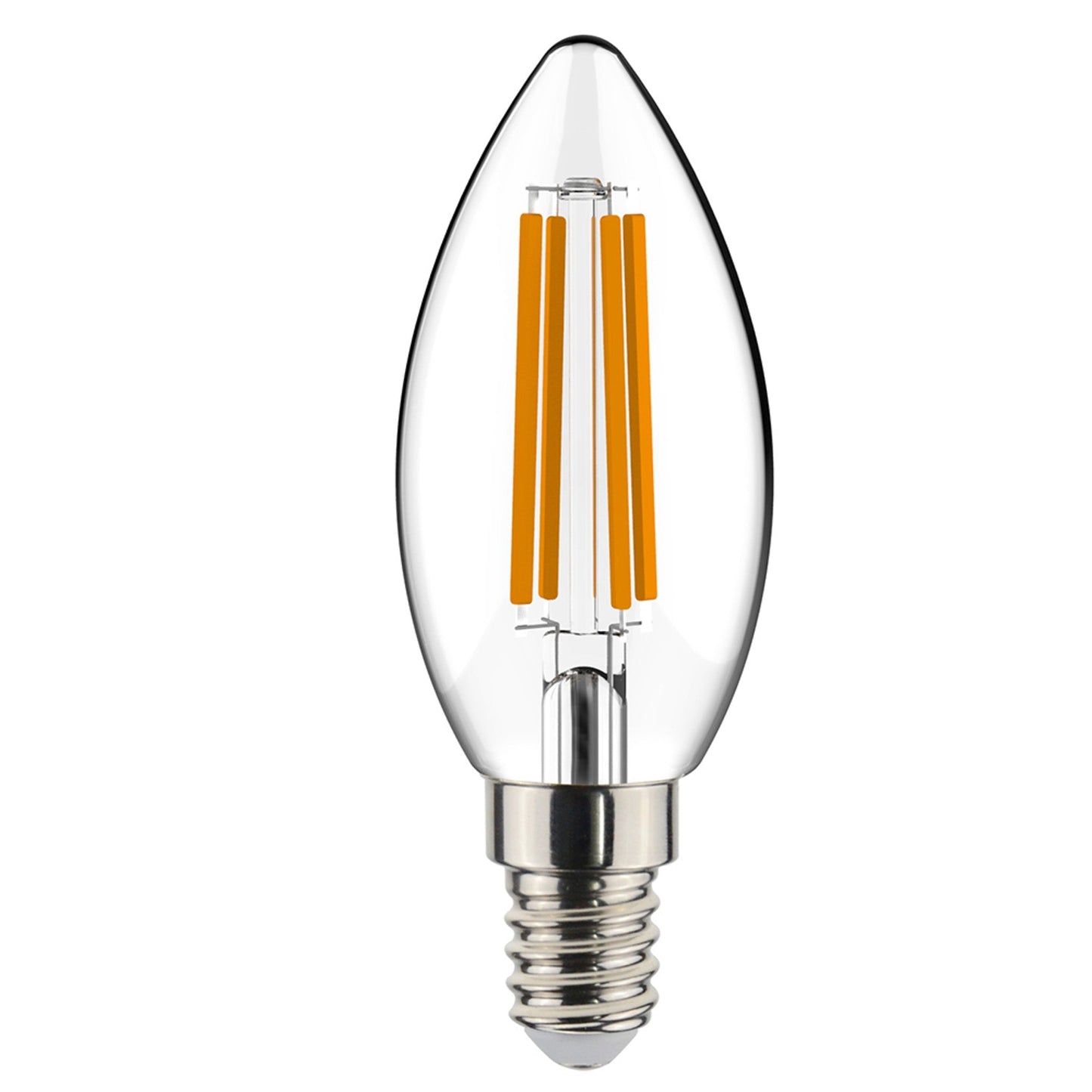 LongLife LED Lamp E14 Filament Kaars - Dimbaar zonder dimmer - C35 Kaarslamp