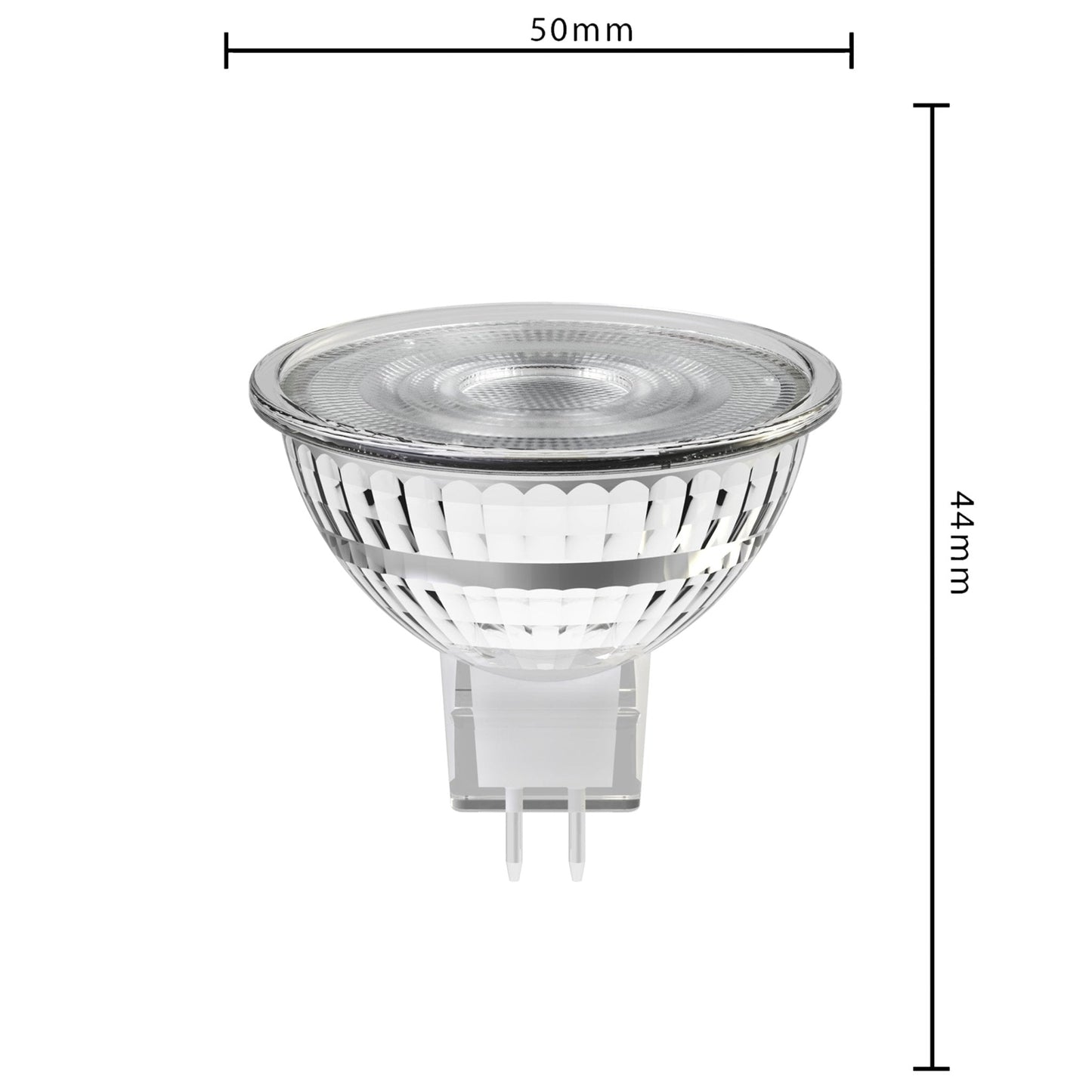 LongLife LED Lamp GU5.3 - 12V - MR16 Spot - Warm wit - 4W vervangt 35W