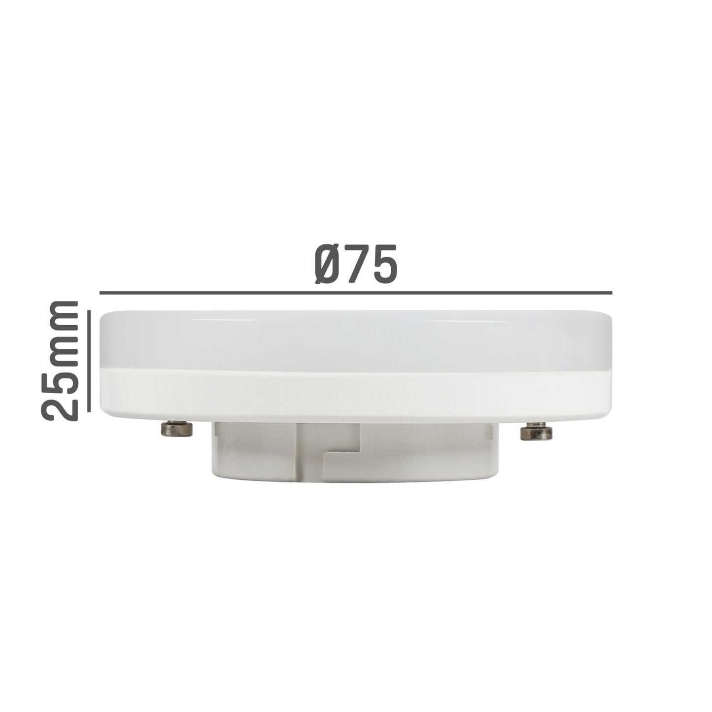 LED Lamp met GX53 fitting - Dimbaar koud wit licht - 6W/48W