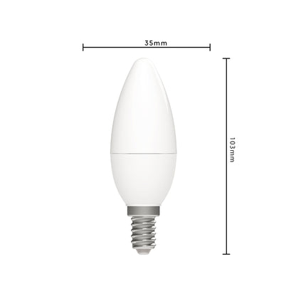 E14 LED Kaarslamp - 250 lm - Warm wit licht - 1 lamp