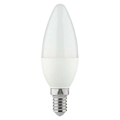 LongLife LED Lamp Kaars E14 - Mat - Warm wit licht - 4W vervangt 40W - Voordeelverpakking - 5 kaarslampen