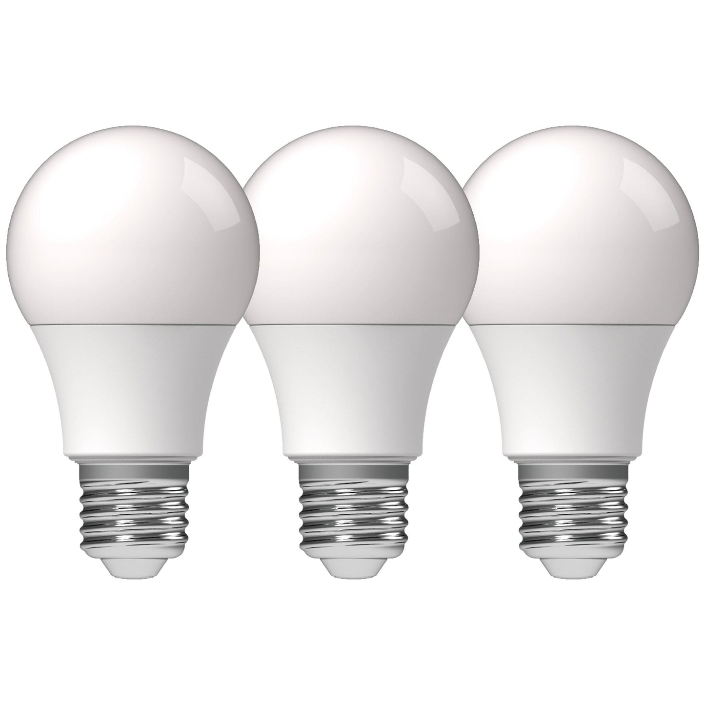 E27 LED Lampen - 8W vervangt 60W - Gaat tot 15 jaar mee - Warm wit - 3PACK