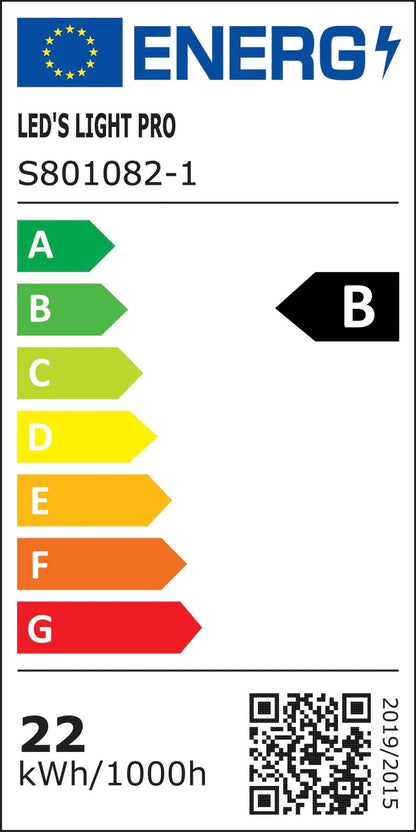 LongLife LED Paneel 30 x 120 cm - Rechthoek - Warm wit licht - 25W - 4500 lm