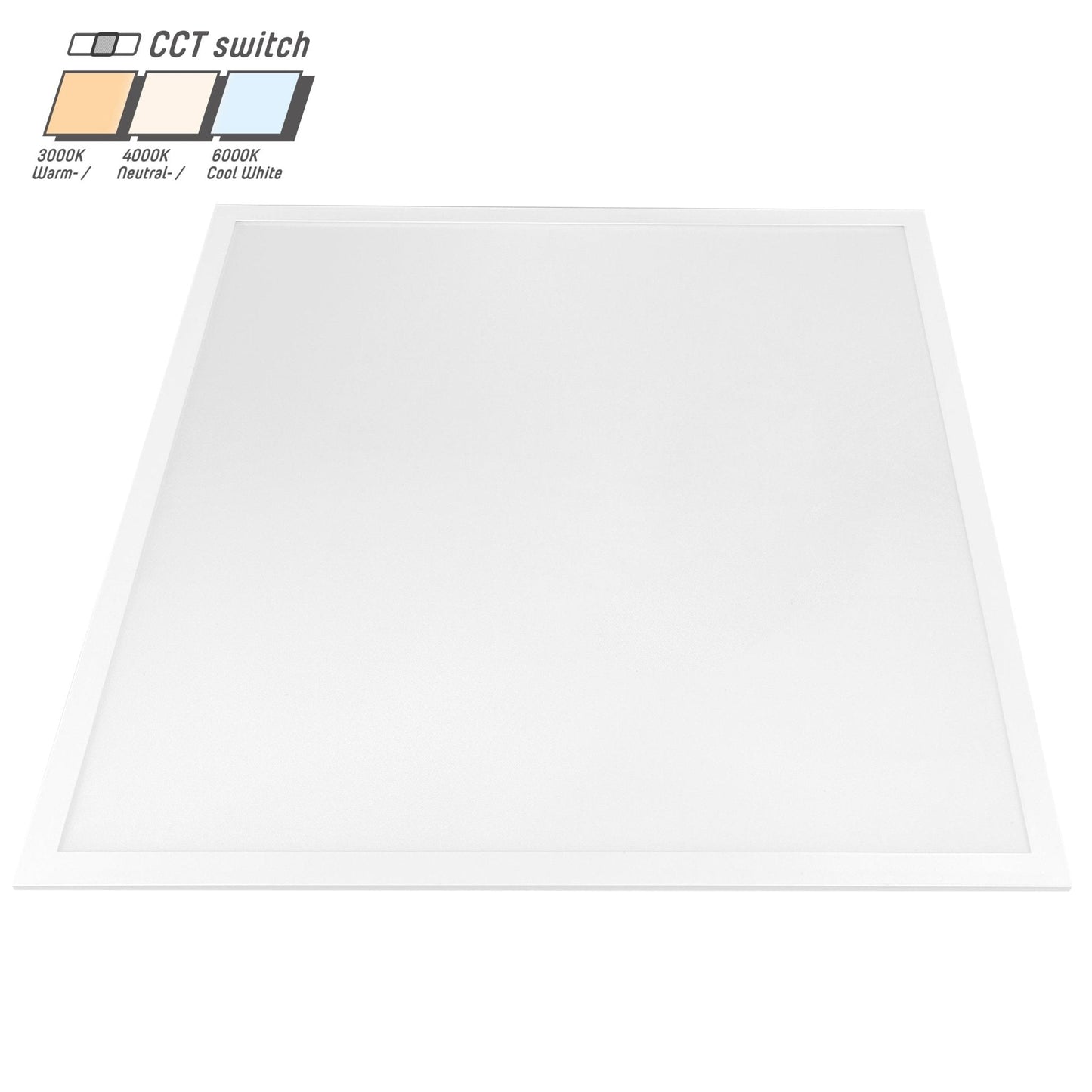 LongLife LED Paneel 60 x 60 cm - Lichtkleur dimbaar van warm naar koud wit - 130 lm/w