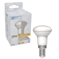 Comnox - LongLife LED Reflectorlamp E14 - Accentverlichting met warm wit licht - 15 jaar levensduur - 2,2W verbruik - LED R39 lamp - reflecterend glas