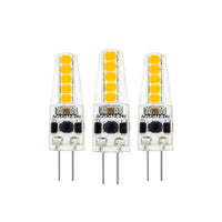 Comnox - LongLife LED Steeklamp G4 - Dimbare Warm Witte Verlichting - 1.9W (20W) - 3 stuks