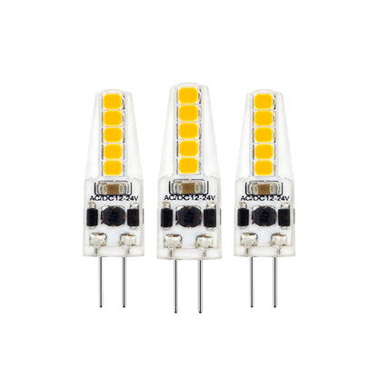 LongLife LED Steeklamp G4 - 12V - Dimbaar warm wit licht - 1.9W (20W) - 3 lampjes