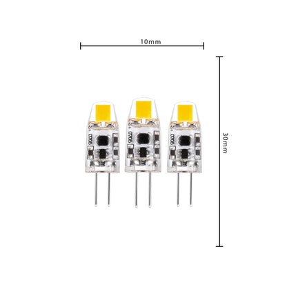 G4 LED Lampen - 12V - 1W vervangt 10W - Warm wit licht - 3PACK