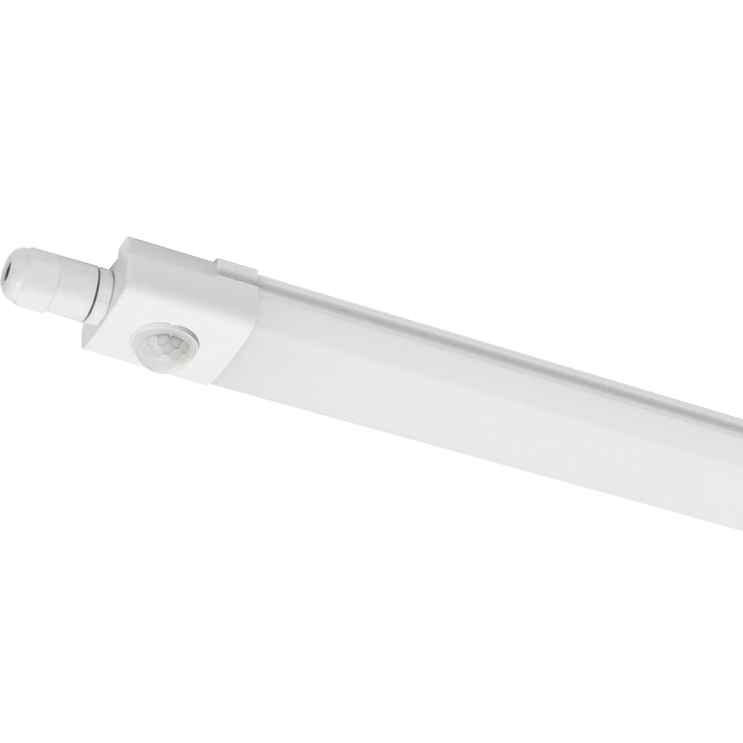 Comnox - LED TL verlichting met bewegingssensor - Krachtig licht voor binnen- & buitengebruik - 4100 lm - 120 cm detectiehoek - IP65 - IK08 - Wit