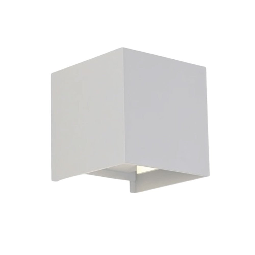 Lumo Cube Wit - Wandarmatuur zonder lichtbron - Excl 1xG9 - IP65