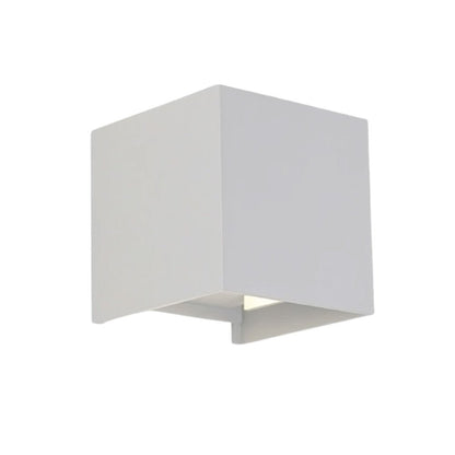 Lumo Cube Wit - Wandarmatuur zonder lichtbron - Excl 1xG9 - IP65