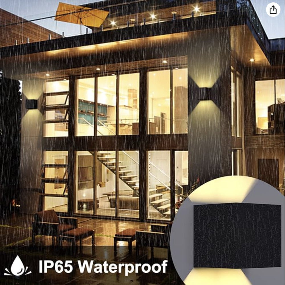 Lumo Cube Zwart - Wandarmatuur zonder lichtbron - Excl 1xG9 - IP65