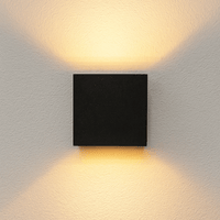 Comnox - Lumo Qube Wandlamp - Sfeervolle Buitenverlichting - Zwart IP54