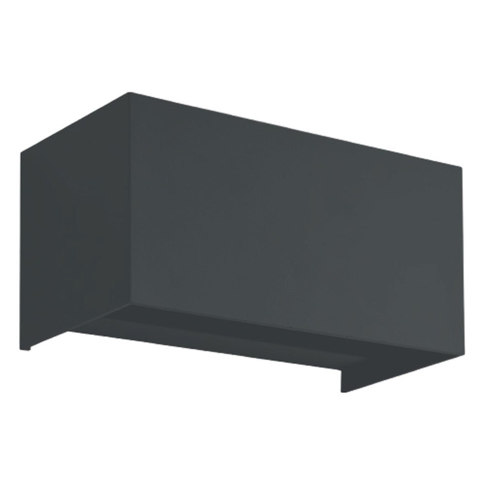 Lumo Recta Antraciet - Wandarmatuur zonder lichtbron - Excl 2xG9 - IP65