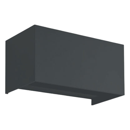 Lumo Recta Antraciet - Wandarmatuur zonder lichtbron - Excl 2xG9 - IP65