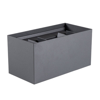 Lumo Recta Antraciet - Wandarmatuur zonder lichtbron - Excl 2xG9 - IP65