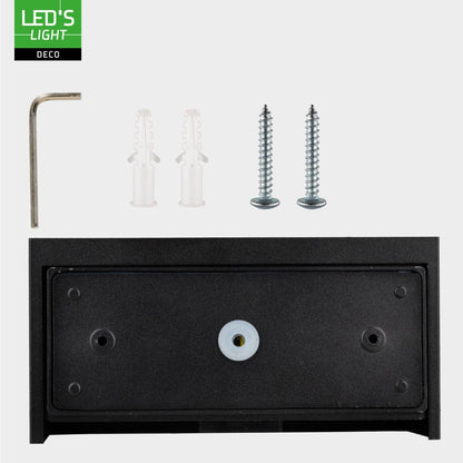 Comnox - Lumo Recta Zwart - Professionele buitenwandlamp - Duurzaam IP65 - Verstelbare kappen - LED G9 - 150 cm