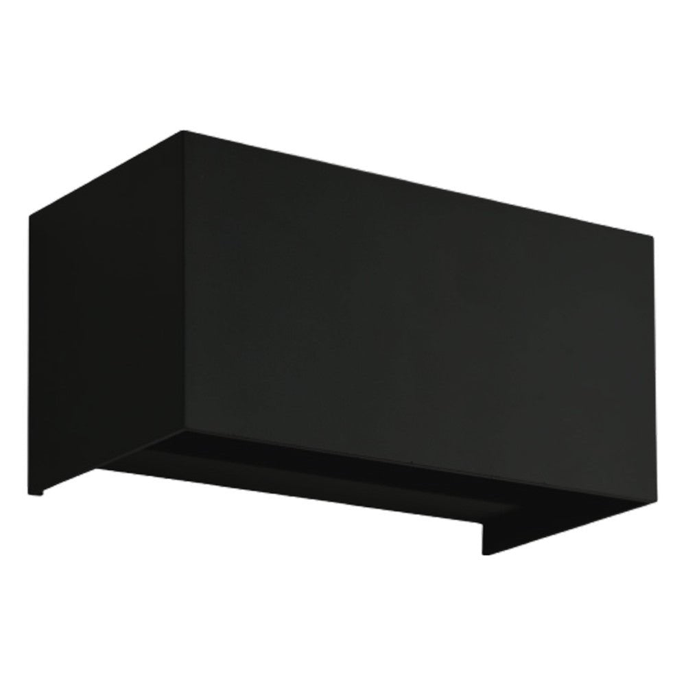 Comnox - Lumo Recta Zwart - Professionele buitenwandlamp - Duurzaam IP65 - Verstelbare kappen - LED G9 - 150 cm