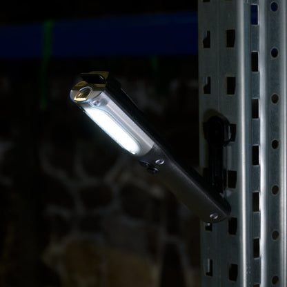 LED's Work Master LED Looplamp op Accu 1000 - Oplaadbaar & dimbaar - 2 lichtpunten