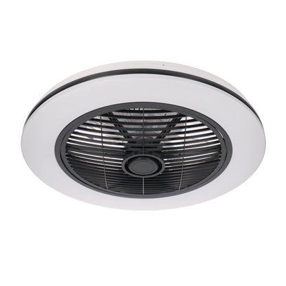 Moderno 3D plafondventilator met verlichting 50cm – Dimmen en lichtkleur instellen via afstandsbediening – Met zomer- en winterstand en timerfunctie