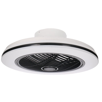 Moderno 3D plafondventilator met verlichting 50cm – Dimmen en lichtkleur instellen via afstandsbediening – Met zomer- en winterstand en timerfunctie