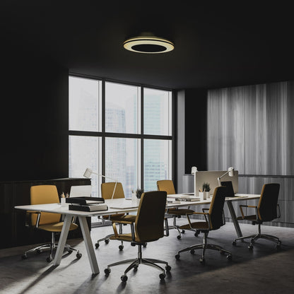 Moderno 3D plafondventilator met verlichting 50cm – Dimmen en lichtkleur instellen via afstandsbediening – Met zomer- en winterstand en timerfunctie