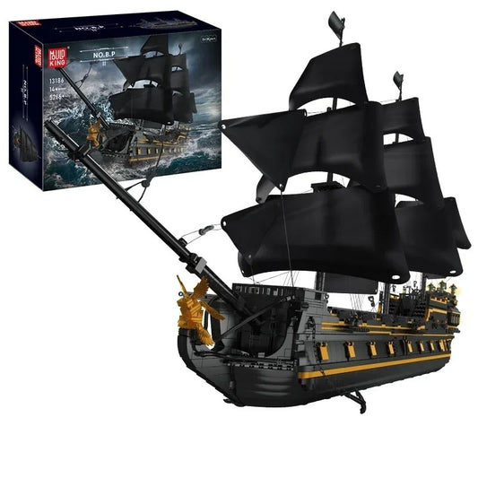 Mould King 13186 Zwarte Parel Piratenschip – 5266 Stuks LEGO Compatible Bouwset