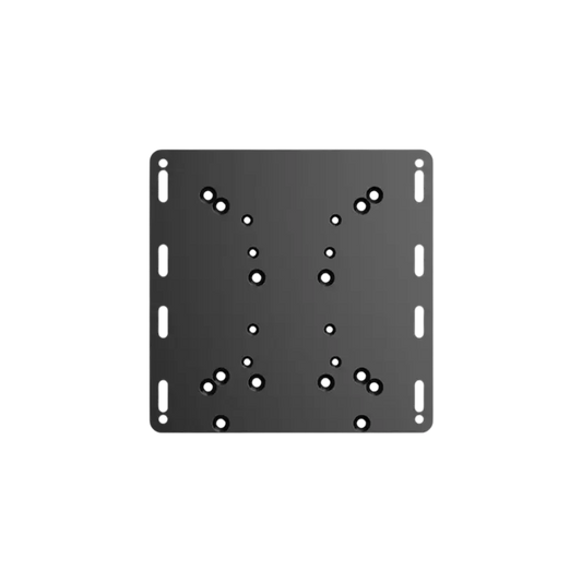 De MOZA 3-axiën draaikop voor videocamera’s, met zichtbare bedieningsknoppen en een zilverkleurige metalen constructie, geschikt voor stabilisatie bij video-opnames.