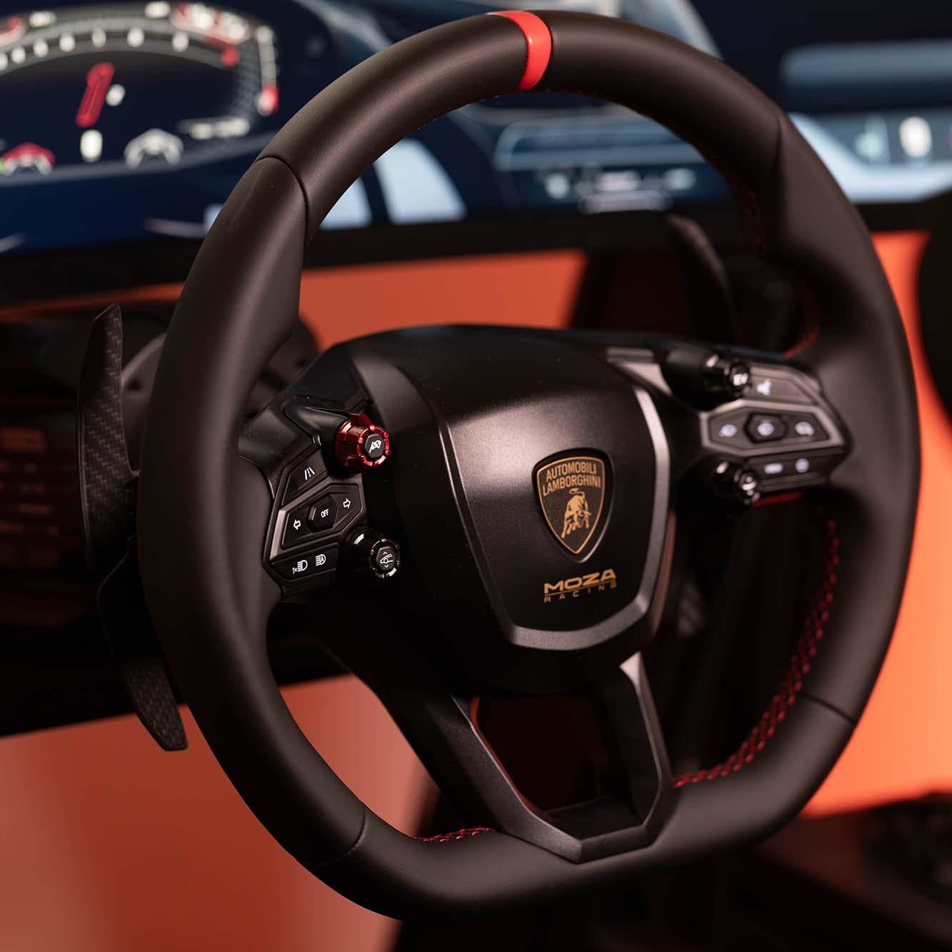 Moza Racing Lamborghini Revuelto Sim-Racing Steering Wheel