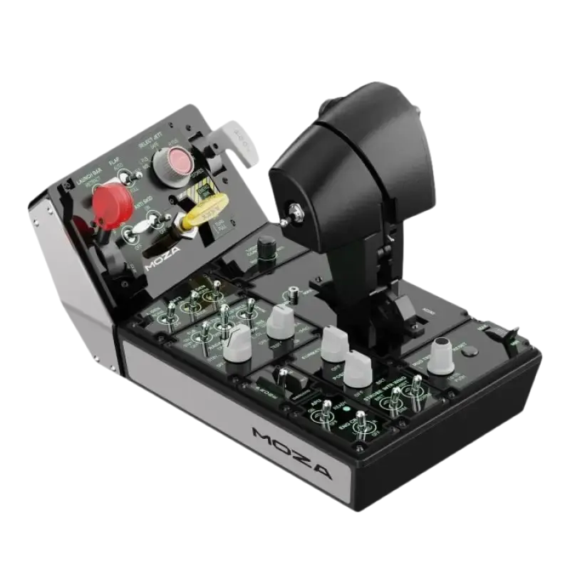 MOZA Racing MTP + MTLP Flight Control Bundle – Aluminiumlegering