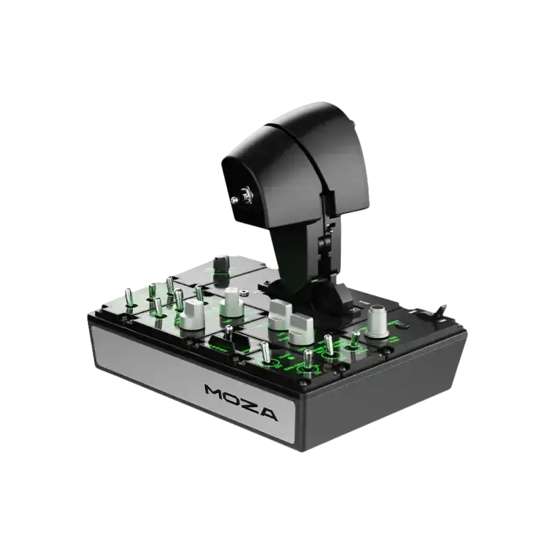 MOZA Racing MTP + MTLP Flight Control Bundle – Aluminiumlegering