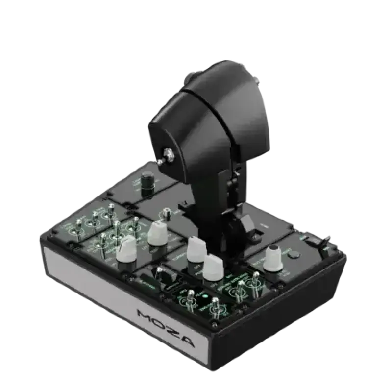 MOZA Racing MTP + MTLP Flight Control Bundle – Aluminiumlegering