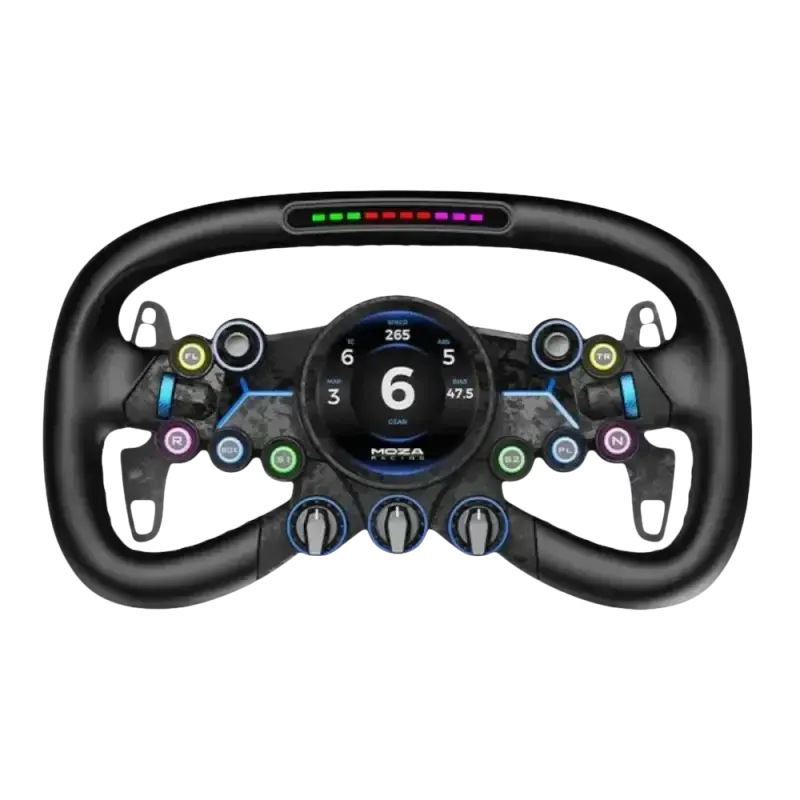 Moza Racing Vision GS Steering Wheel - Professionele Controle - 310mm met HD Touchscreen