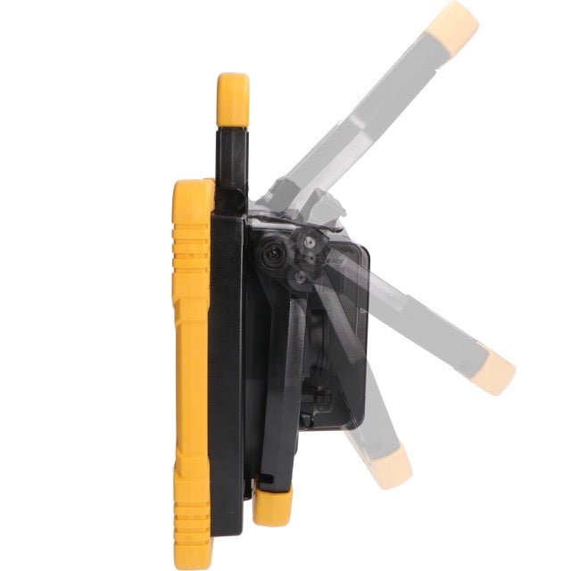 LED's Light 18V Hybride LED Bouwlamp 5500lm - Incl Adapters - Bedraad en draadloos te gebruiken – IP54 – Rough Service Tested – 47W