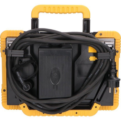 LED's Light 18V Hybride LED Bouwlamp 5500lm - Incl Adapters - Bedraad en draadloos te gebruiken – IP54 – Rough Service Tested – 47W