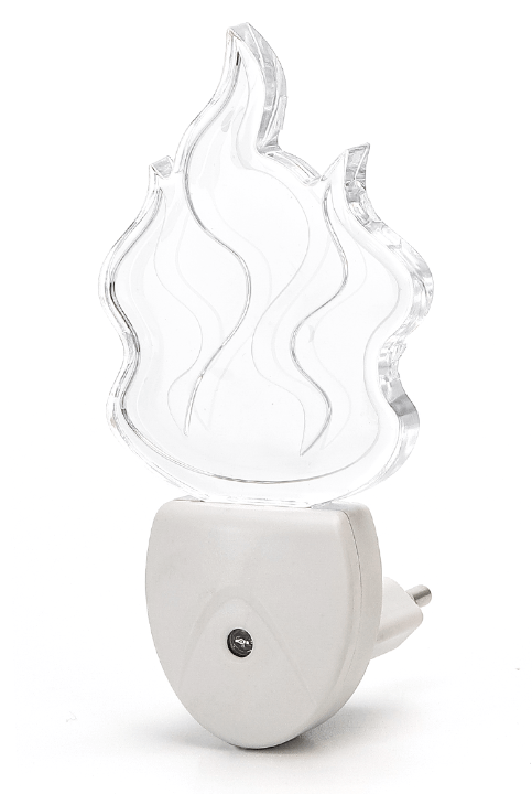 Comnox - Nachtlampje RGB vlam - Comfortabel licht voor nacht en dag - 7 kleuren - 0,5W - LED sensorlamp