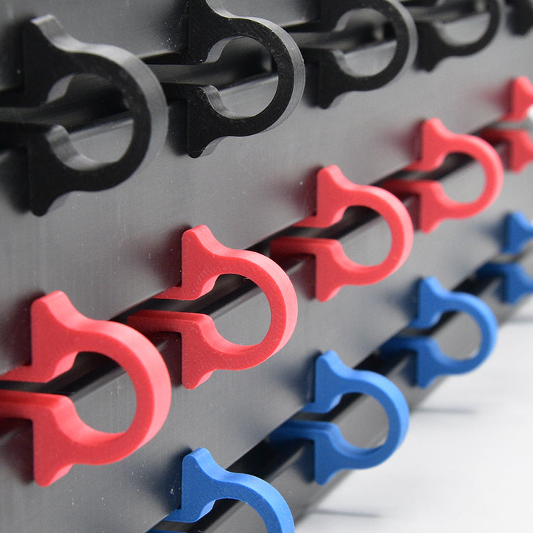 Kabelmanagement Clips voor Sim Rig | Extrusieprofiel 4040 / 4080 / 8020 | Sim Racing Accessoires