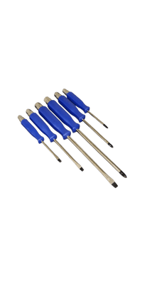 Comnox - ONDRAGON OD012 - W-hammer Schroevendraaier Set 6-delig – Comfort & Duurzaamheid – Platte & Kruiskop – 75-150 mm – handgereedschap