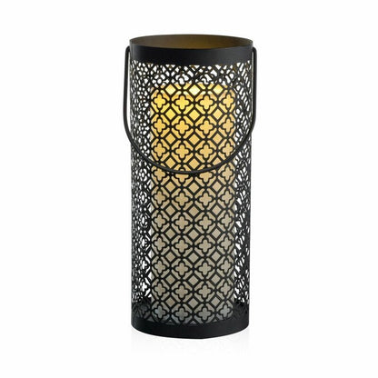 Oosterse LED tafellamp lantaarn voor binnen en buiten - Draadloos op batterijen - Zwart