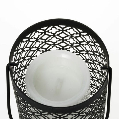 Oosterse LED tafellamp lantaarn voor binnen en buiten - Draadloos op batterijen - Zwart