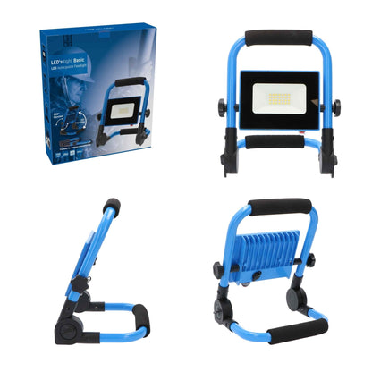 LED's Light Basic Werklamp 700 - Oplaadbaar met accu - Compact en opvouwbaar – IP54