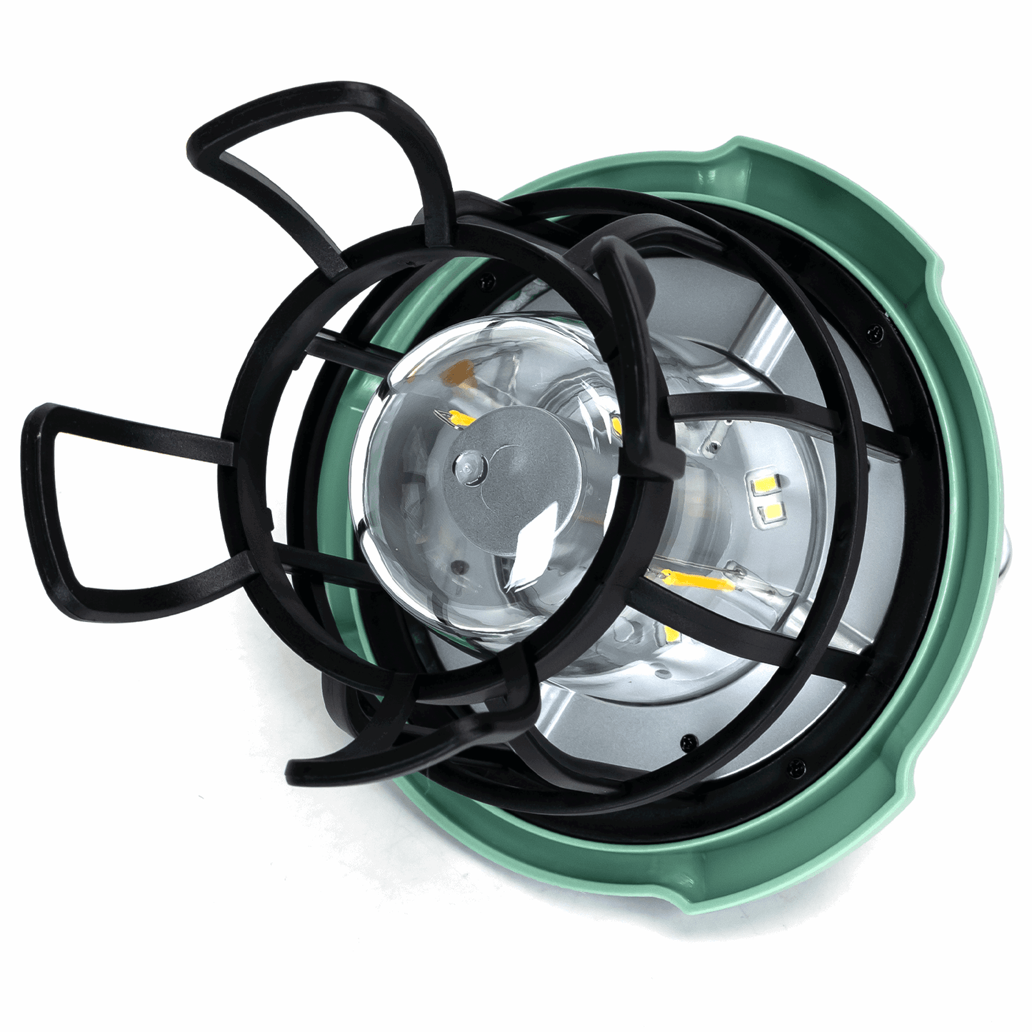 Noodlamp met Handvat - LED Tentlamp Oplaadbaar USB-C - Warmwit/Daglichtwit licht - Mintgroene body - Camping & Noodverlichting