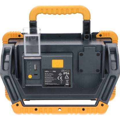 LED's Work Oplaadbare LED Bouwlamp 1500 - Draadloze werking op accu – IP54 – Rough Service Tested