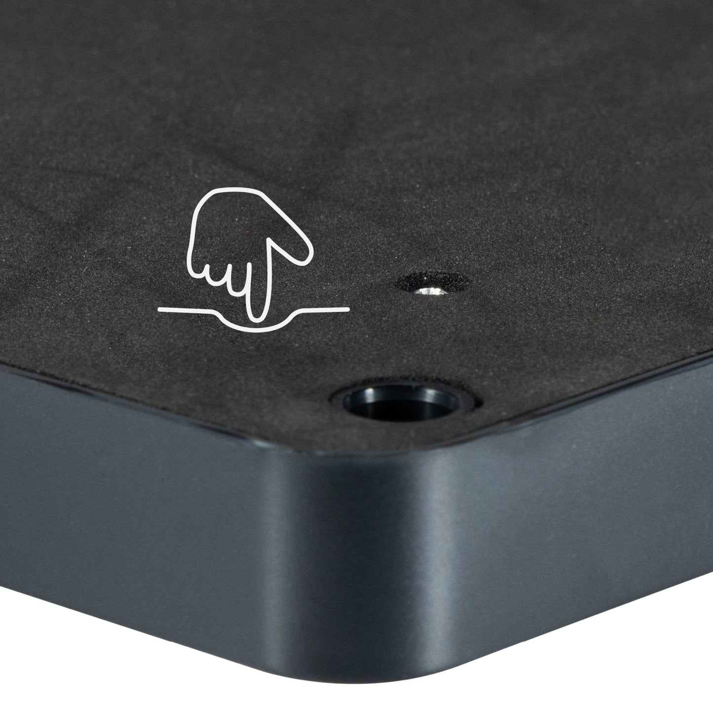 Oplaadstation voor 6 oplaadbare LED tafellampen - Docking met voeding - Zwart