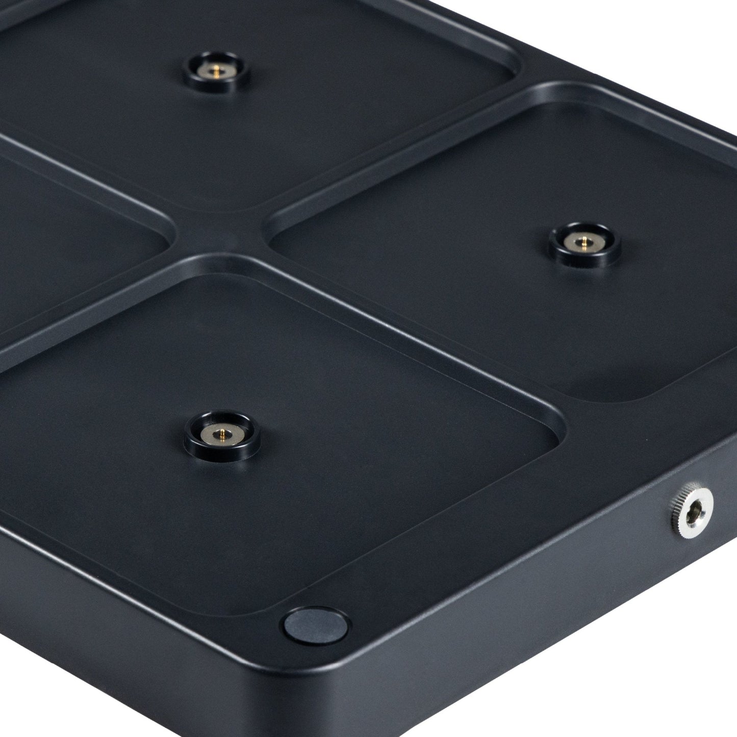 Oplaadstation voor 6 oplaadbare LED tafellampen - Docking met voeding - Zwart