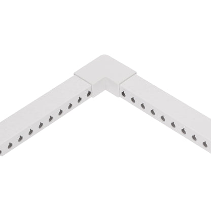 OrgaNice Kabelgoten Set - Zelfklevende organiser voor Bureau & TV - Wit